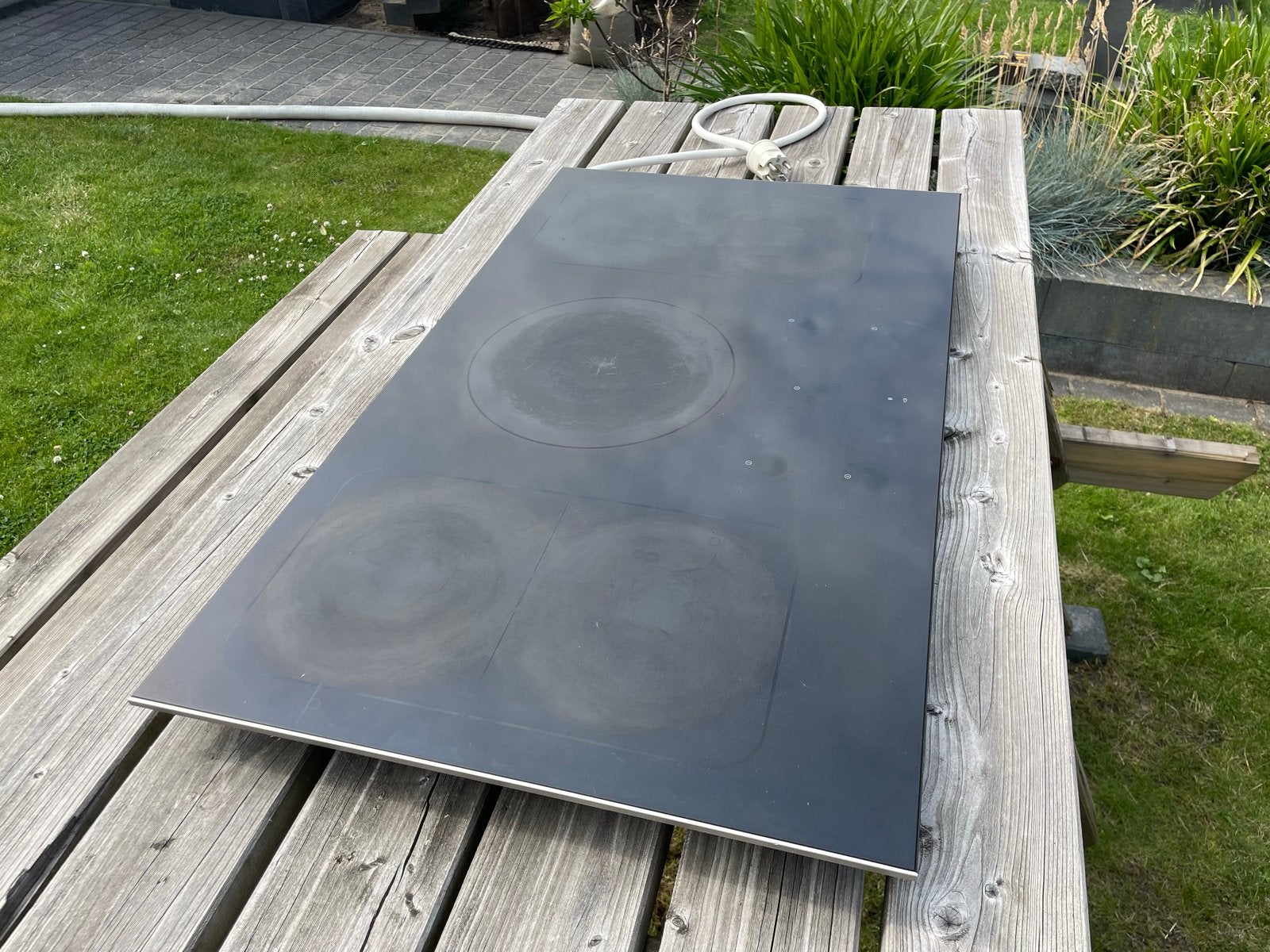 ATAG inductiekookplaat HI9272SV - Werkend met kleine storing, Witgoed en Apparatuur, Kookplaten, Gebruikt, Inbouw, Inductie, 4 kookzones