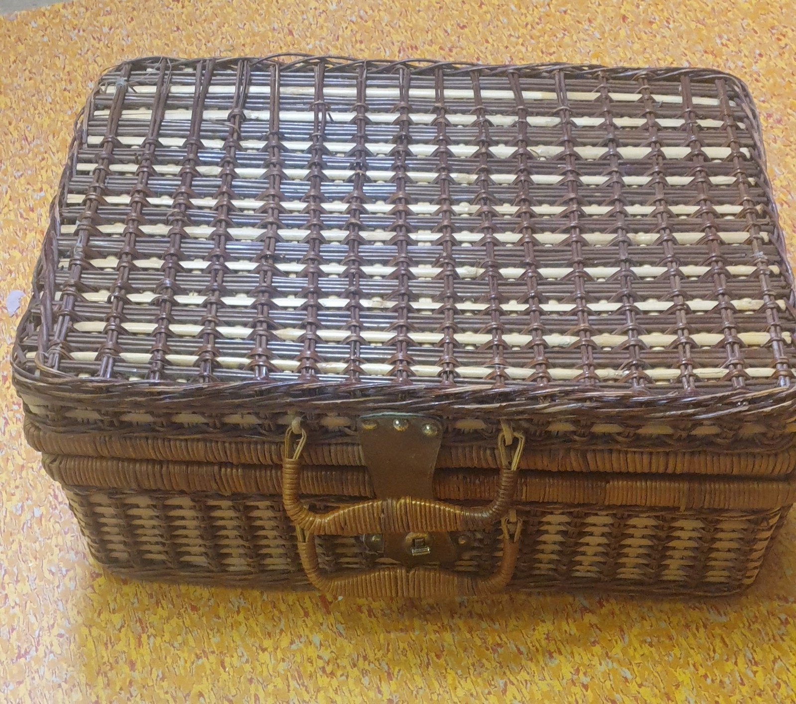 vintage picknickmand, Hobby en Vrije tijd, Picknickmanden, Ophalen of Verzenden