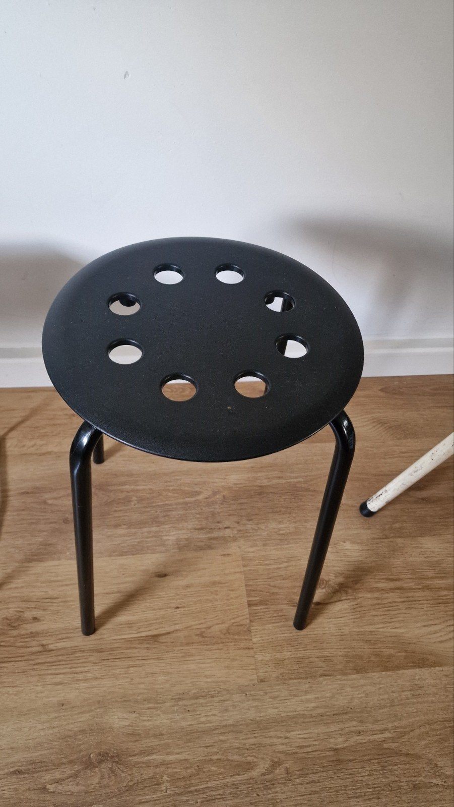 Ikea krukje zwart - Gebruikt, Ophalen, Gebruikt, Kunststof