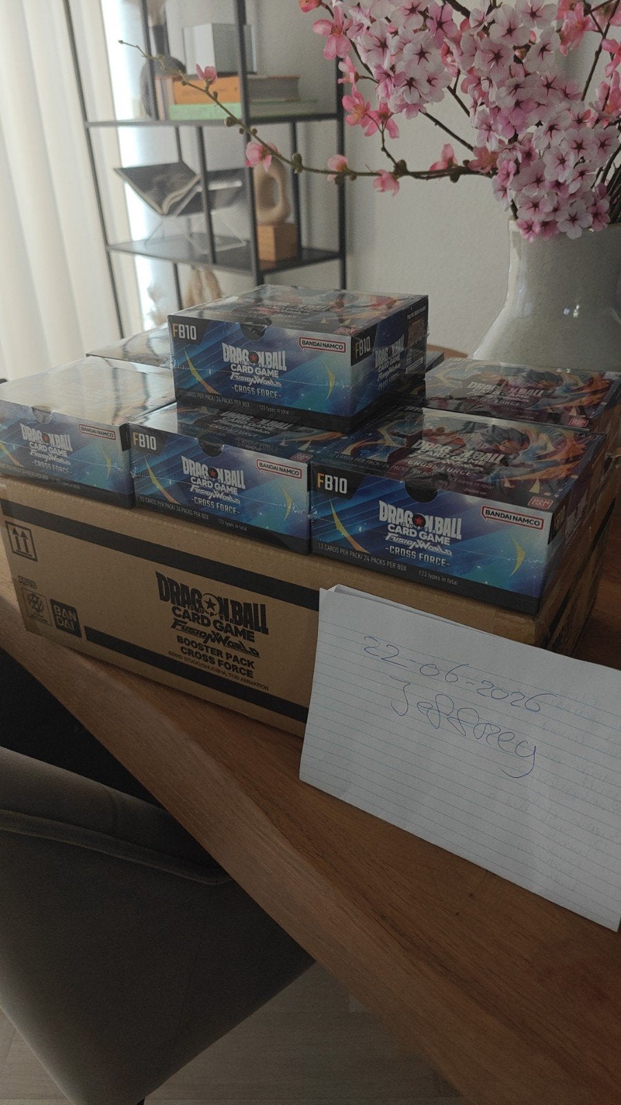 Dragon Ball Super Card Game FB-10 Boosterbox Cross Force, Ophalen of Verzenden