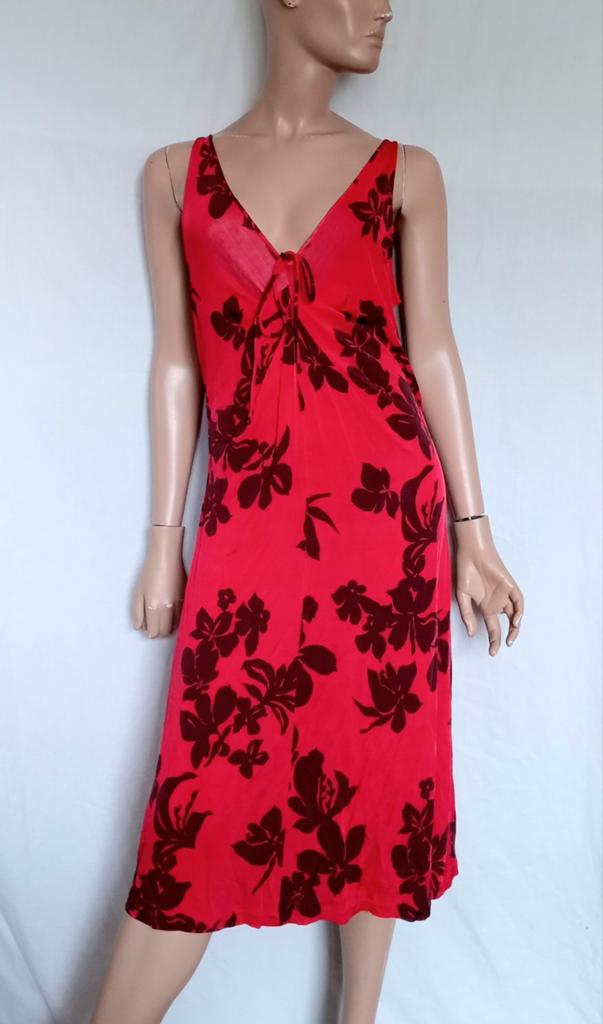 GABRIELLA FRATTINI Jurk , Maat 42 ( ITAL 48 ), Kleding | Dames, Maat 42/44 (L), Ophalen of Verzenden, Zo goed als nieuw, Rood