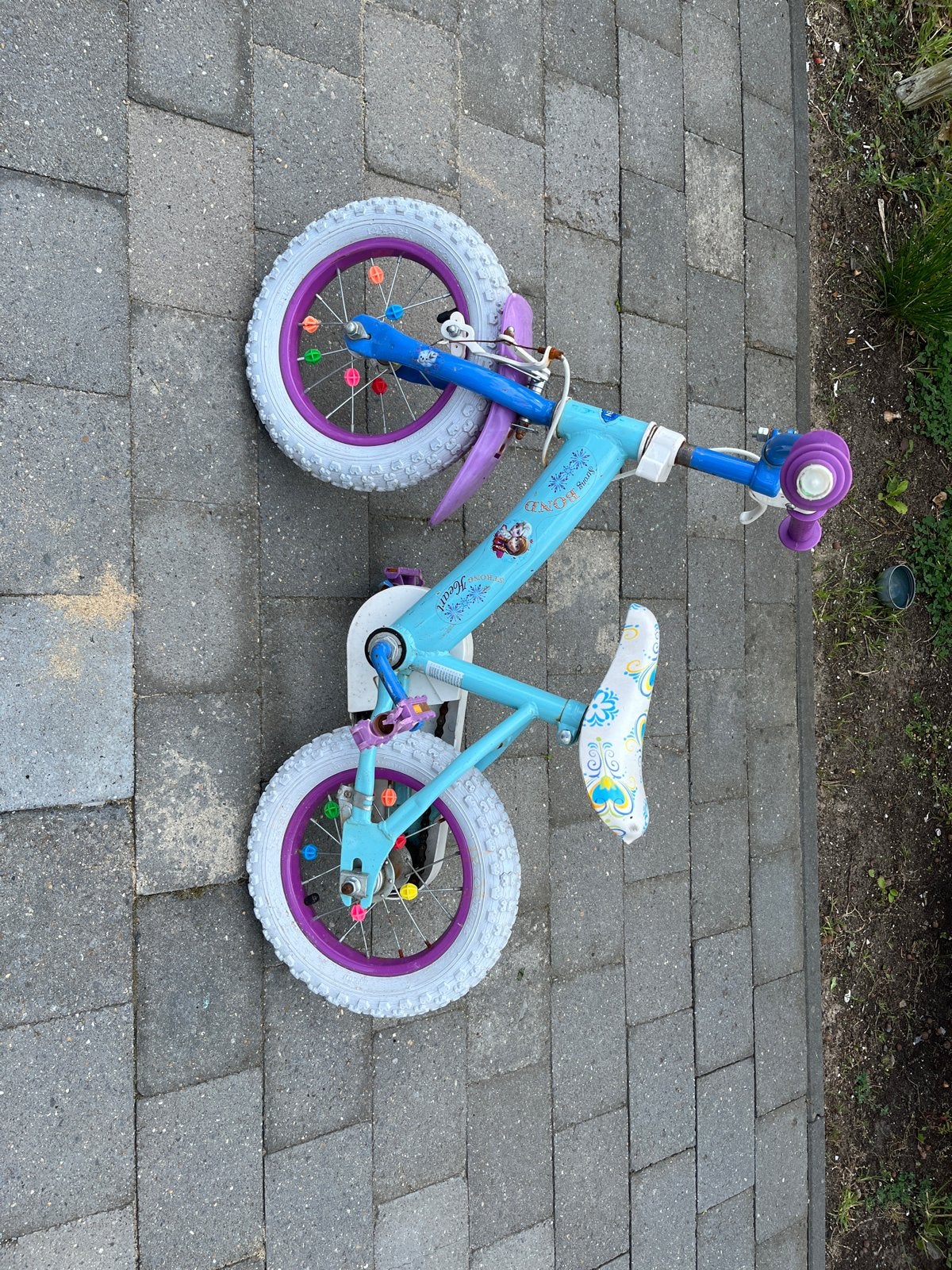 Frozen meisjesfiets - In goede staat, Ophalen of Verzenden, Gebruikt