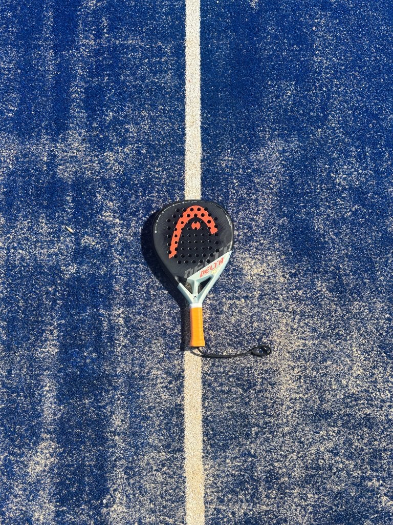 Head Delta Pro padelracket zwart/rood Auxetic Power Foam, Ophalen of Verzenden, Gebruikt, Padelracket