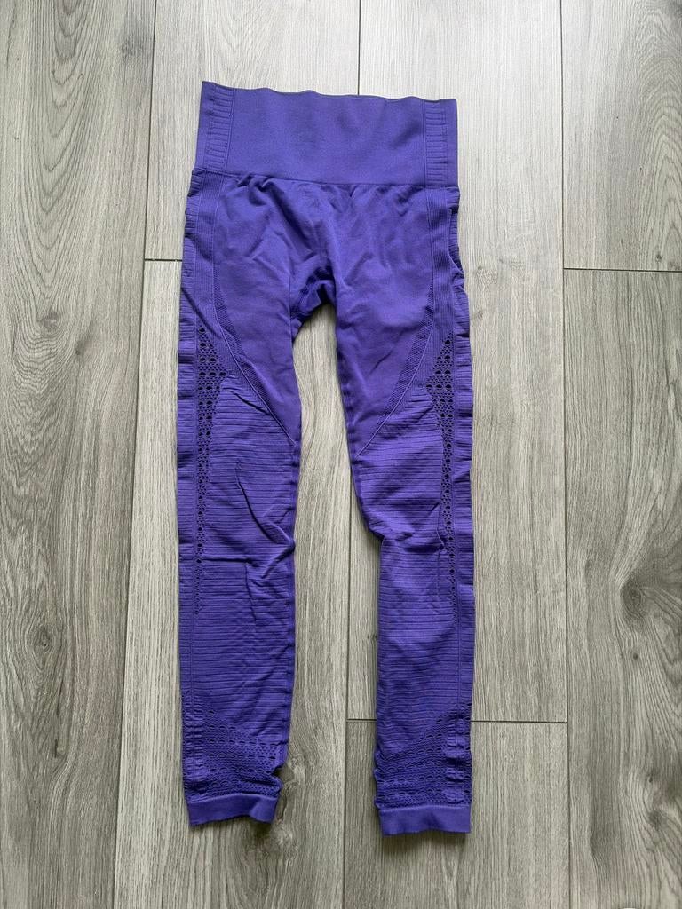 Paarse Gymshark sportlegging maat S, Paars, Ophalen of Verzenden, Fitness of Aerobics, Maat 36 (S)
