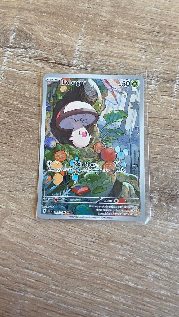Foongus - Pokémon Kaart (Nieuwstaat), Ophalen of Verzenden, Nieuw, Losse kaart