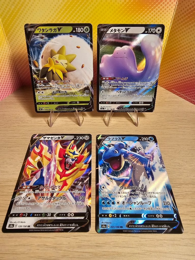 Shiny V Star Pokemon, Ophalen of Verzenden, Nieuw, Meerdere kaarten, Foil