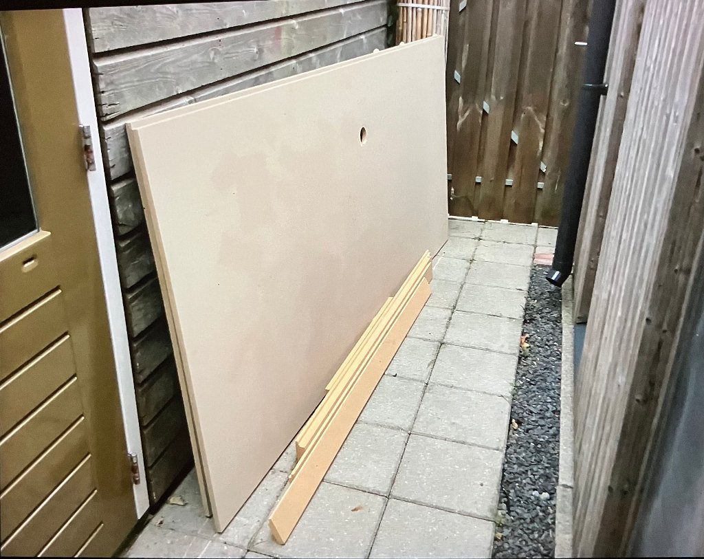 Prikbord groot formaat, Ophalen, Gebruikt, Prikbord