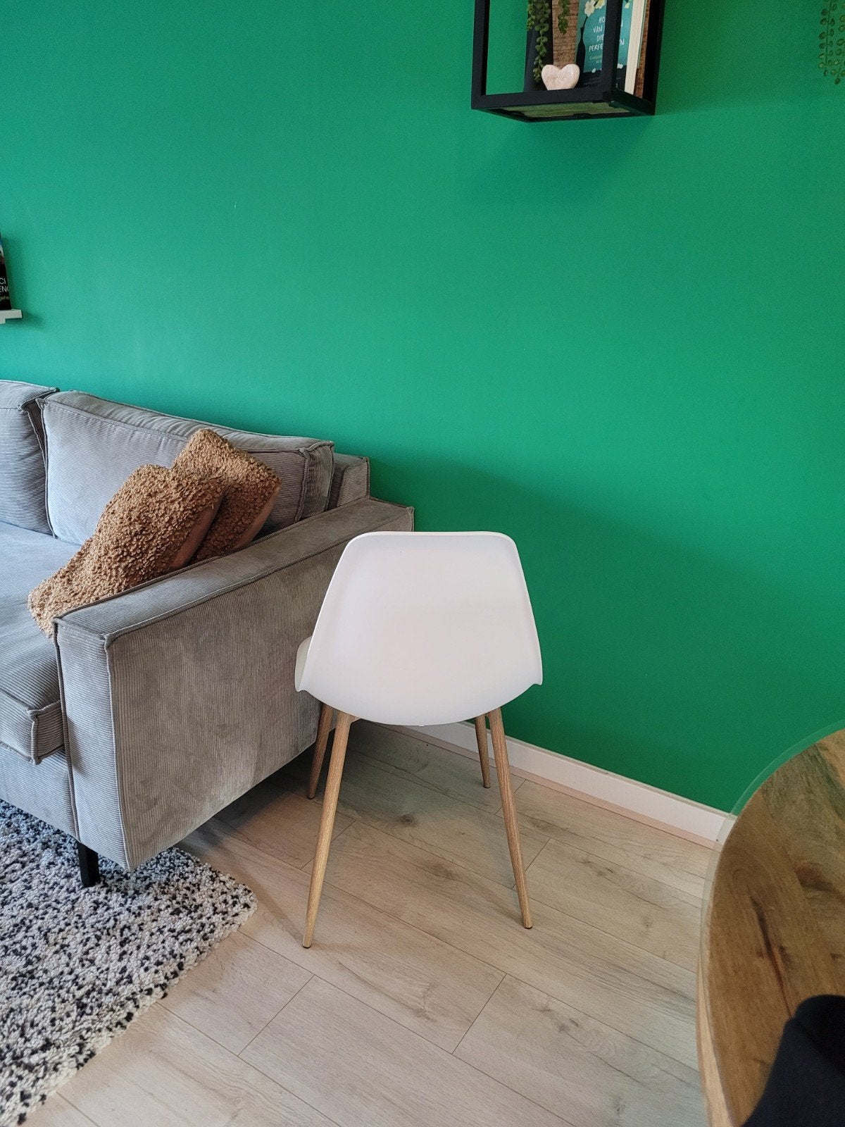 4 witte stoelen van Leenbakker (1 nog nieuw in verpakking), Huis en Inrichting, Stoffering | Vloerbedekking, Ophalen, Nieuw, 75 m² of meer