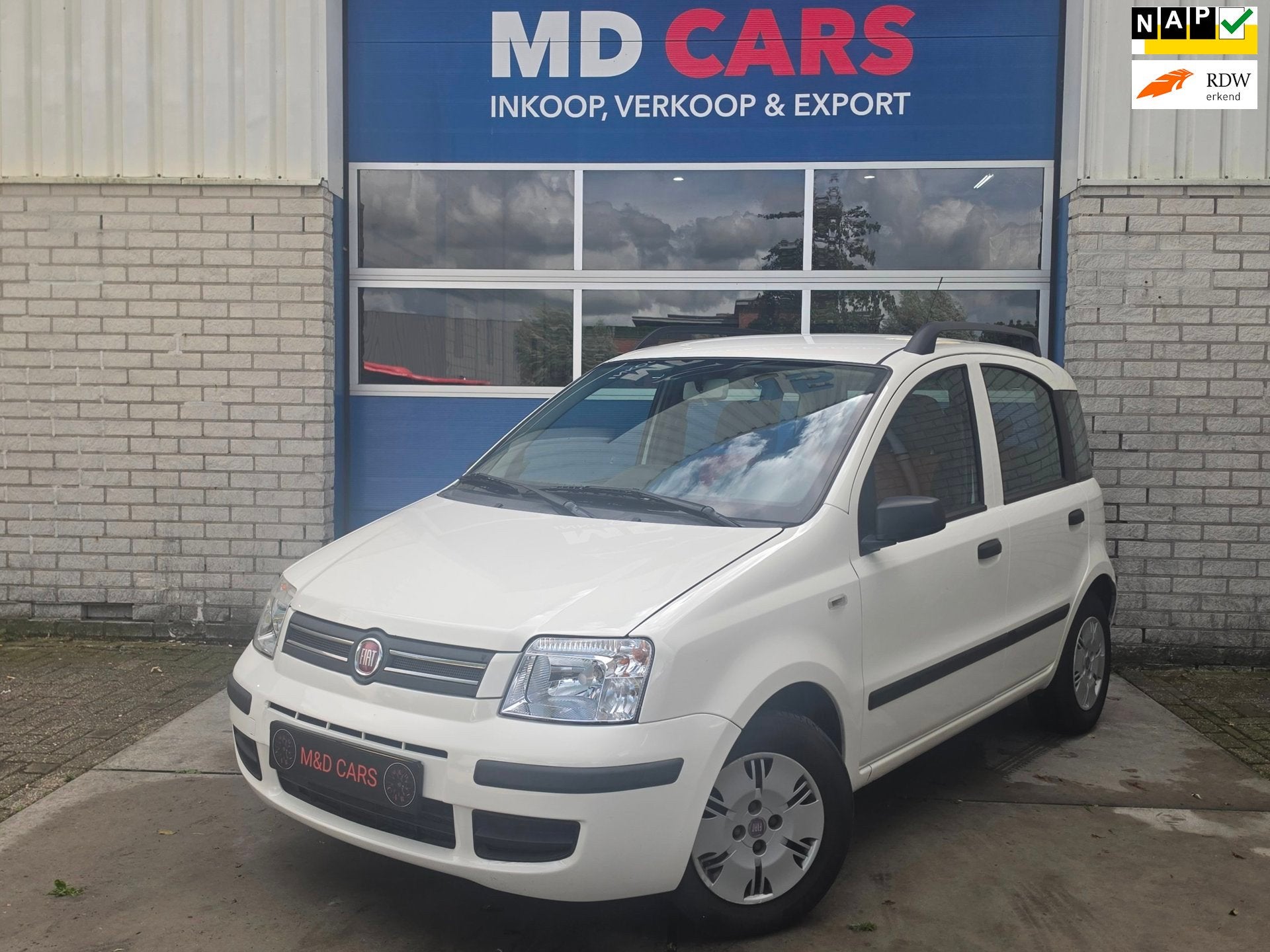 Fiat Panda 1.2 Edizione Cool AIRCO/NAP/ELEK RAMEN, Voorwielaandrijving, Stof, Gebruikt, Wit