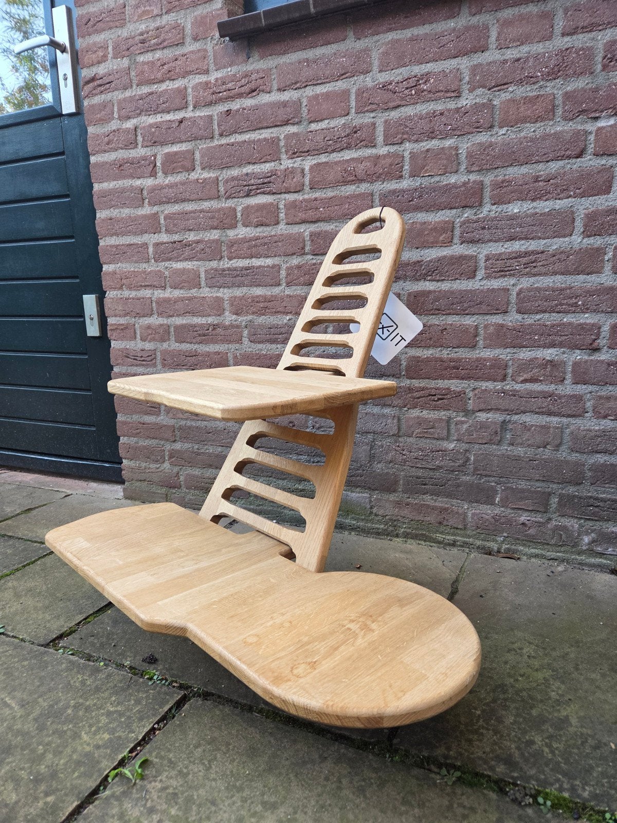 Laptop standaard duurzaam houten sta bureau, Huis en Inrichting, Ophalen, Scandinavisch, Hout, Zo goed als nieuw