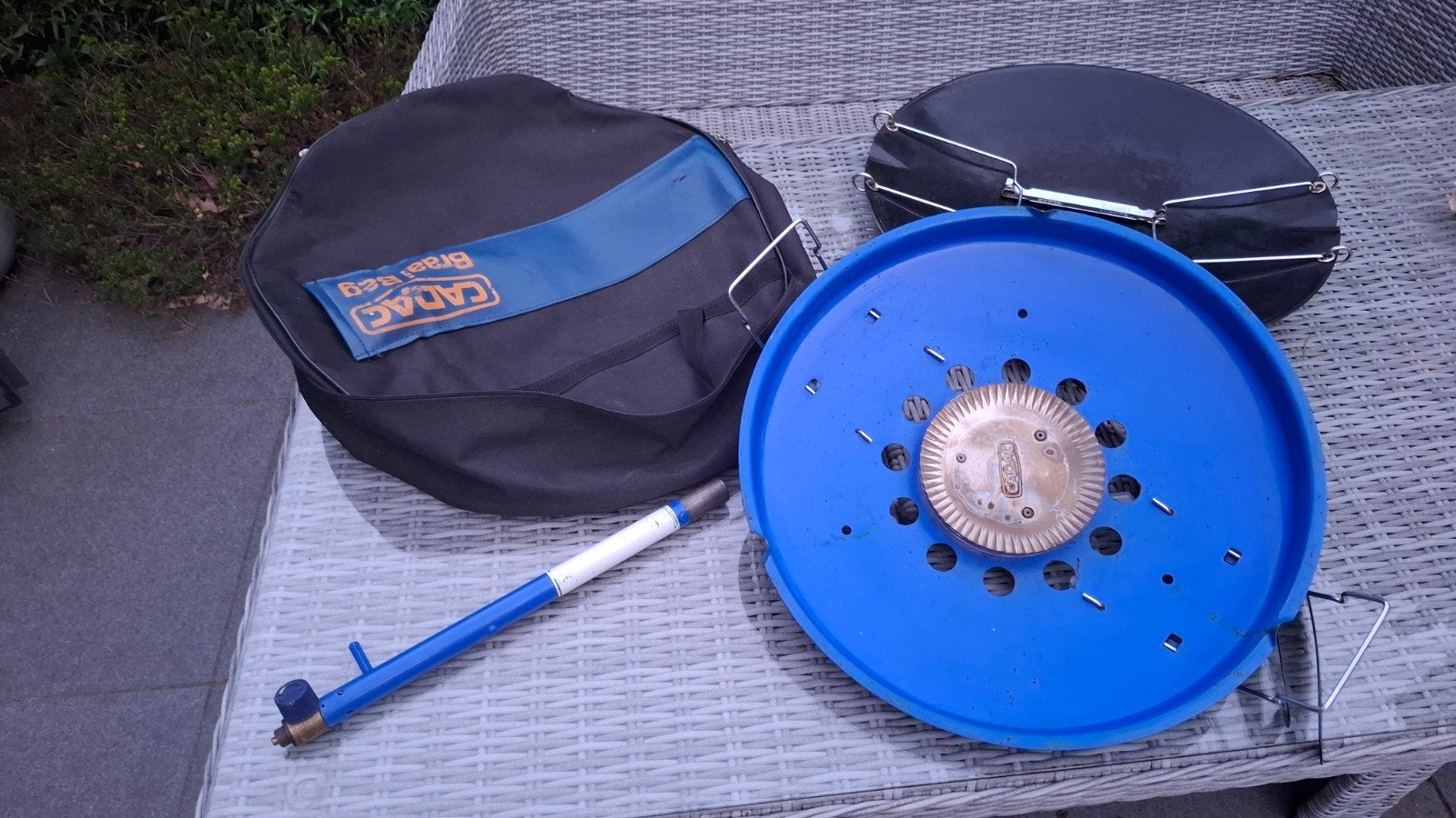 Cadac skottlebraai gas, Ophalen, Gebruikt, Cadac