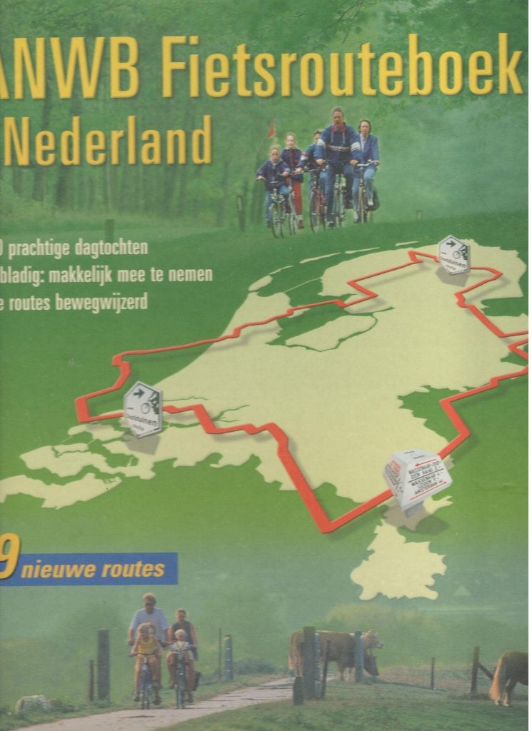 ANWB Fietsrouteboek Nederland /100 bewegwijzerde fietsroutes, Europa, Ophalen of Verzenden, Zo goed als nieuw, Reisgids of -boek