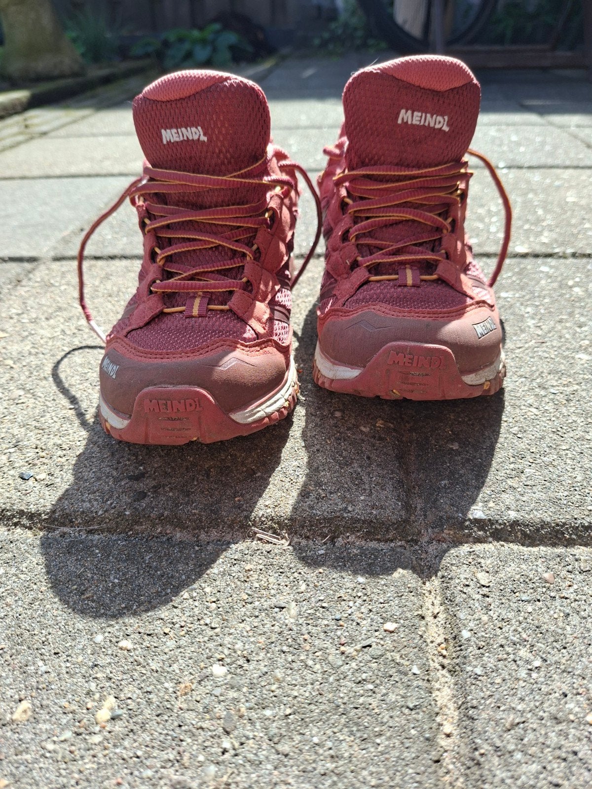 Meindl Caribe Lady GTX wandelschoenen oudroze/oranje, Ophalen of Verzenden, Gebruikt, Schoenen