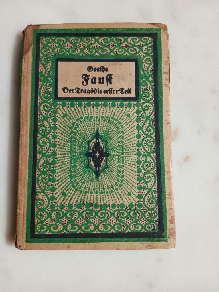 Goethe Faust Der Tragödie erster Teil, Boeken, Ophalen of Verzenden