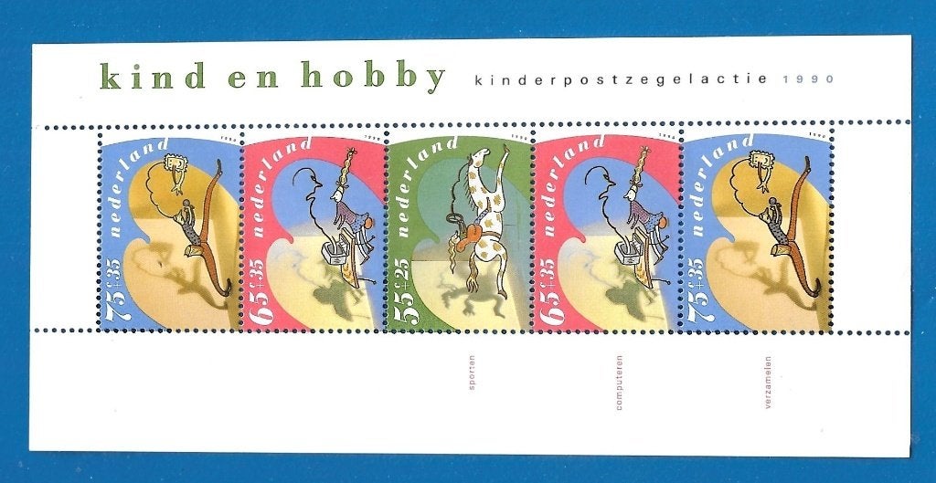 Kinderpostzegels 1990 - Kind en Hobby NVPH 1460, Verzenden, Na 1940, Postfris