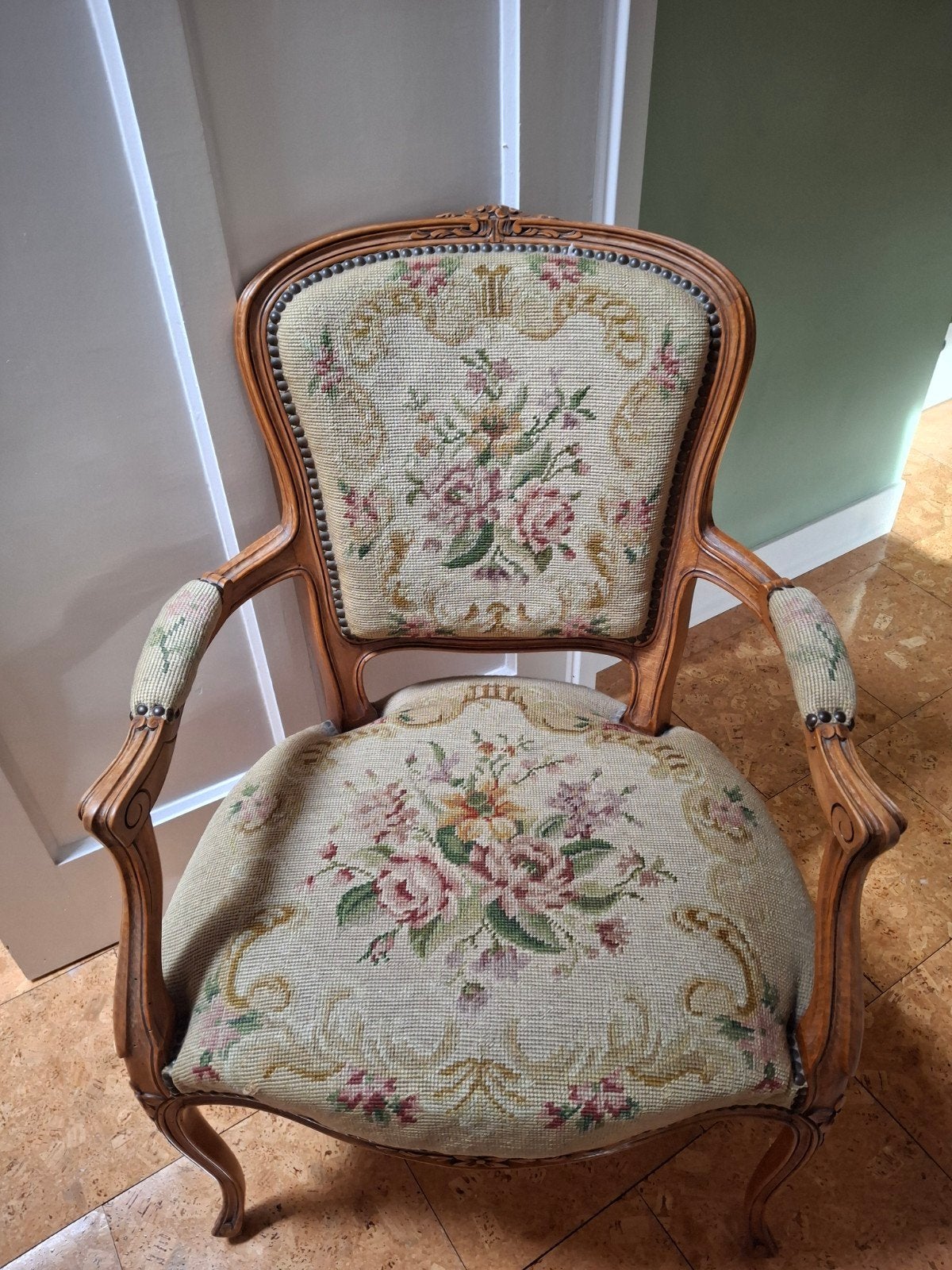 biedermeier stoel fauteuil, Antiek en Kunst, Ophalen of Verzenden