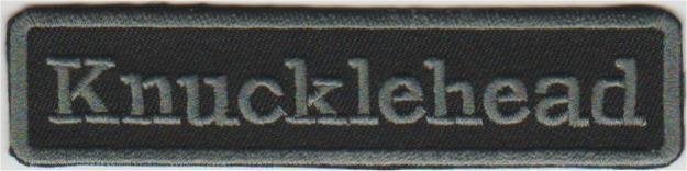 Harley Davidson Knucklehead patch embleem #2, Verzenden, Nieuw