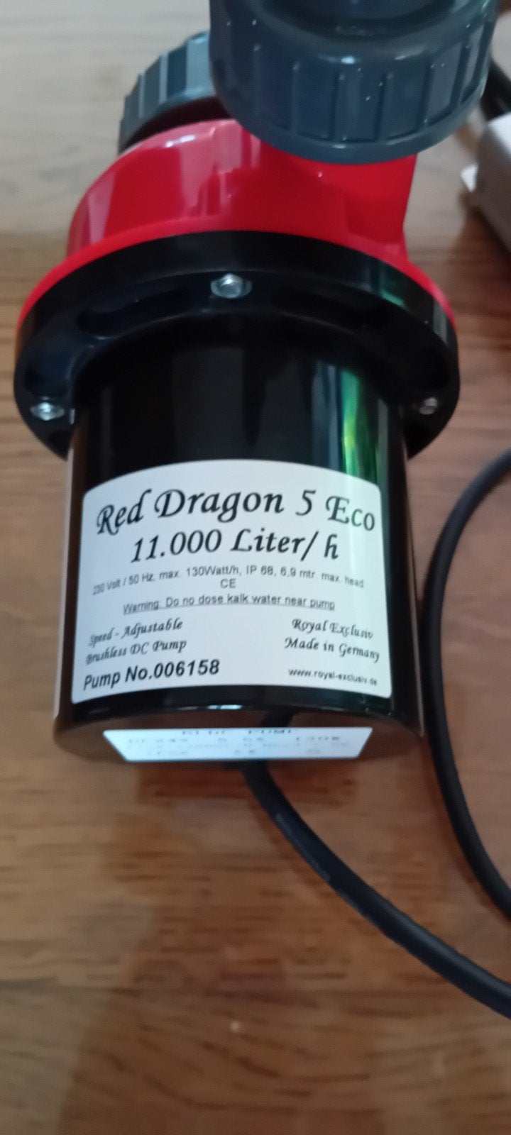 Red dragon 5 eco 1100 liter per uur, Ophalen