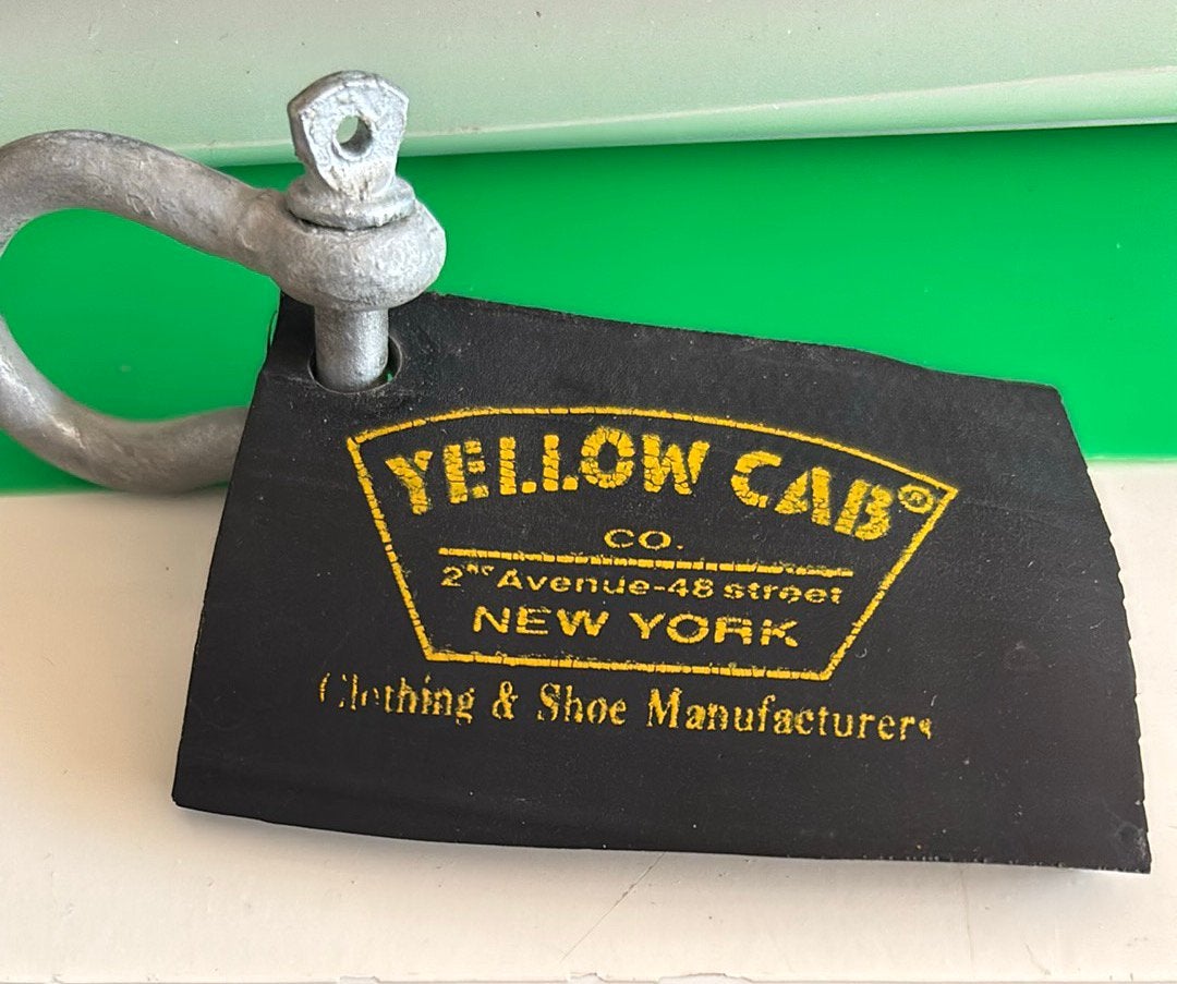 verzamelen: sleutelhanger yellow cab zwaar label, Verzenden, Nieuw