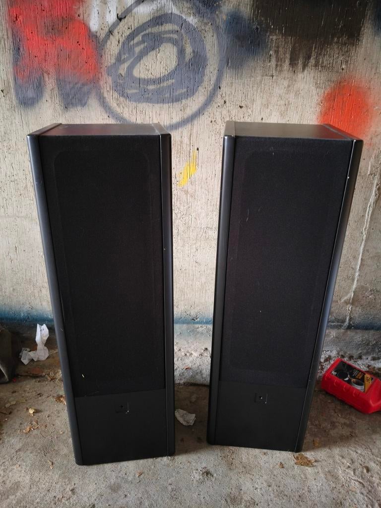 MB Quart 350 S – Duitse Topkwaliteit Speakers, Zo goed als nieuw, 60 tot 120 watt, Front, Rear of Stereo speakers, Ophalen