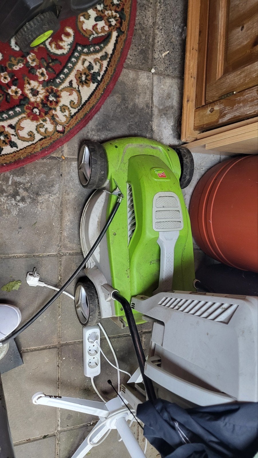 Elektrische grasmaaier, Cirkelmaaier, Gebruikt, Elektrische grasmaaier, Onbekend