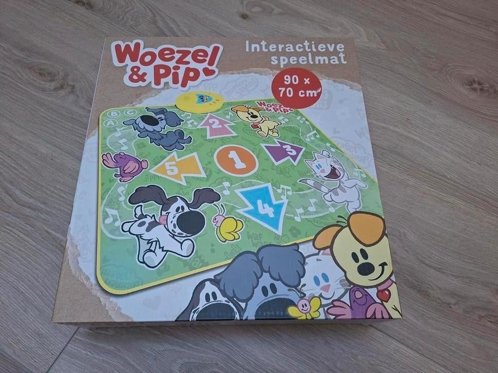 Woezel & Pip Interactieve Speelmat – licht & geluid – 90x70, Kinderen en Baby's, Speelgoed | Educatief en Creatief, Ophalen of Verzenden