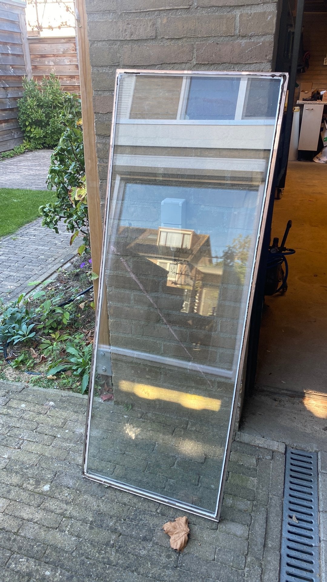 Raam gratis, Doe-het-zelf en Verbouw, Ophalen, Gevelraam of Ruit, Minder dan 80 cm, Zo goed als nieuw