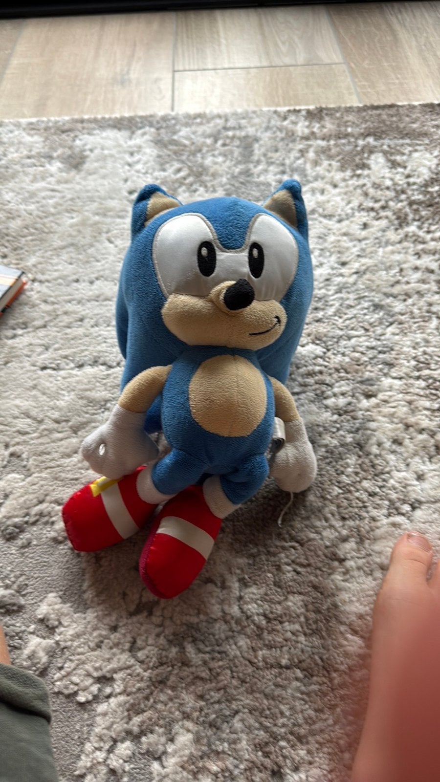Sonic knuffel, Kinderen en Baby's, Gebruikt, Overige merken, Overige karakters, Ophalen of Verzenden