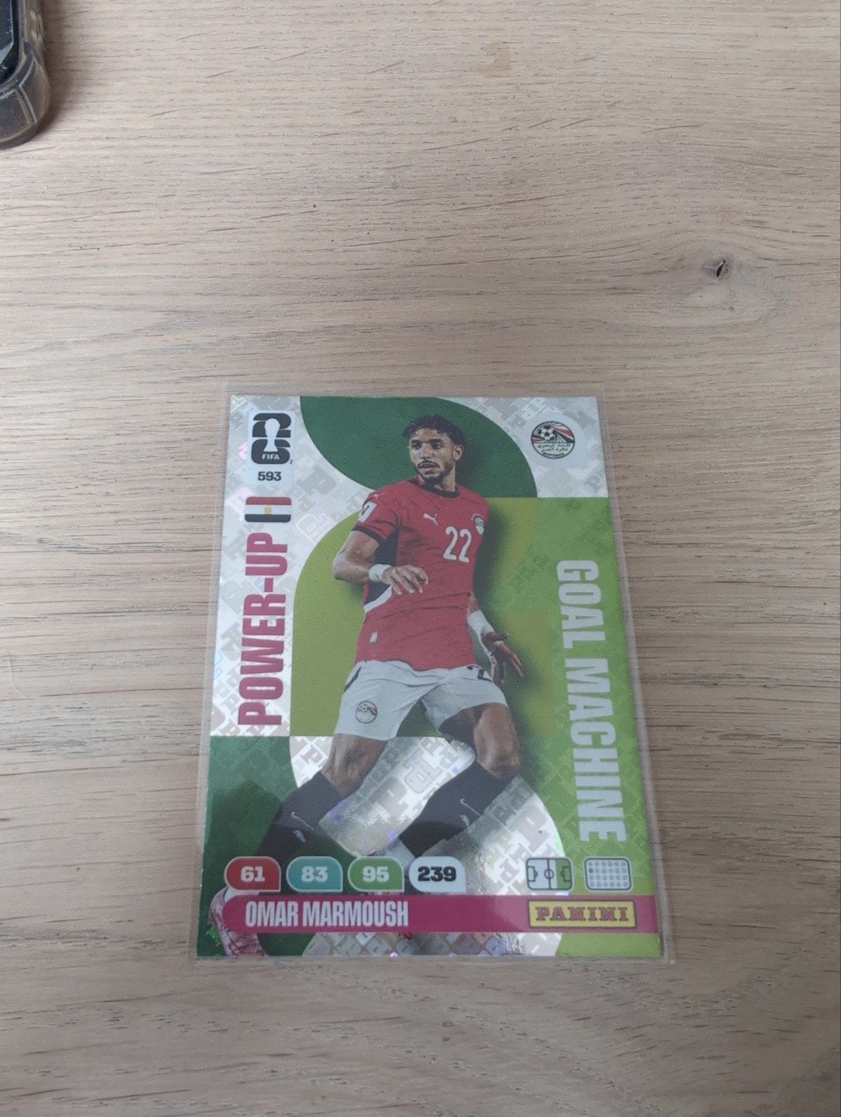 Panini FIFA World Cup 2026 Adrenalyn XL Omar Marmoush, Ophalen of Verzenden, Zo goed als nieuw, Overige sporten, Spelerskaart