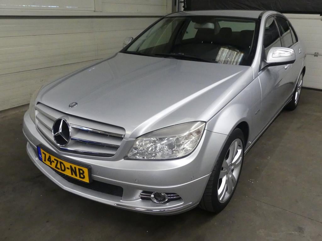 Mercedes-Benz C-klasse 180 K Avantgarde - Trekhaak - Mooie A, Achterwielaandrijving, Gebruikt, Zwart, 4 cilinders