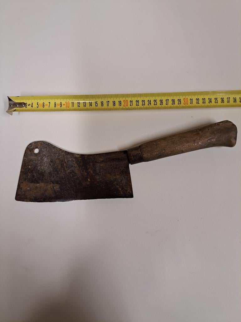 Vintage hakbijl hakmes 38 cm, Antiek en Kunst, Antiek | Gereedschap en Instrumenten, Ophalen of Verzenden