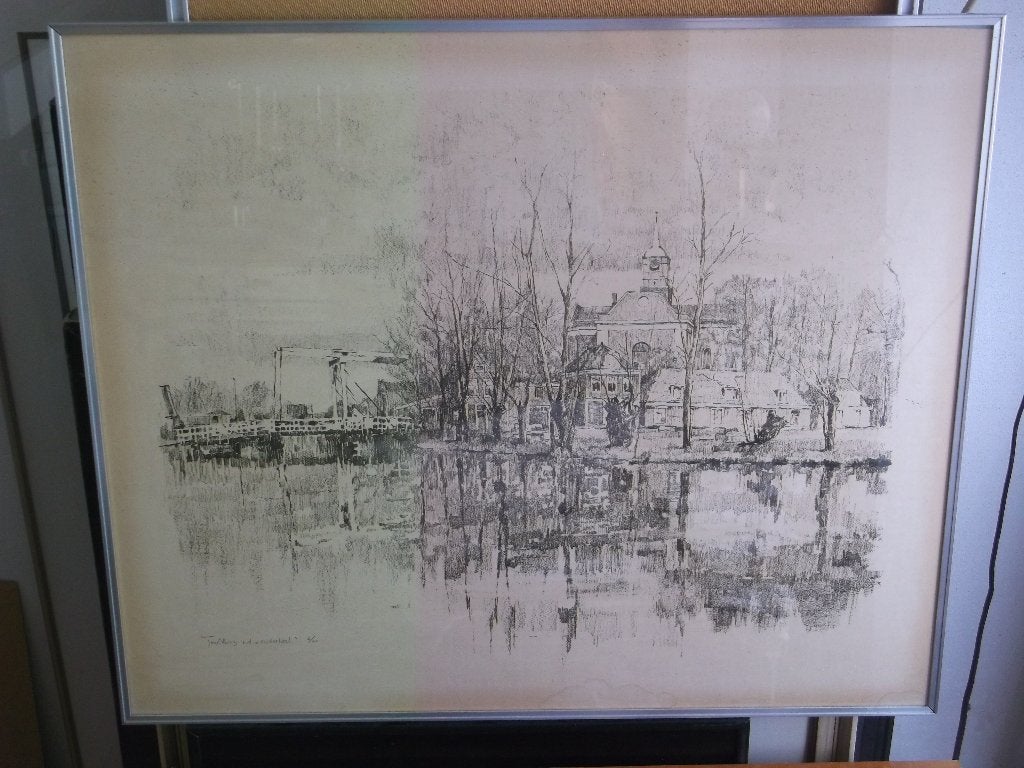 Ton Albers~Litho Ouderkerk a/d Amstel, Ophalen of Verzenden