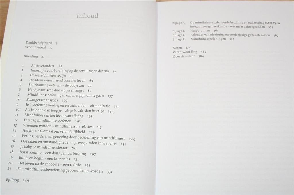 Mindful Bevallen — Lichaam, Geest & Hart — Bardacke, Ophalen of Verzenden, Gelezen