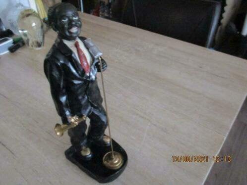 beeld van louis Armstrong, jazz zanger, Ophalen, Zo goed als nieuw, Jazz, Overige typen