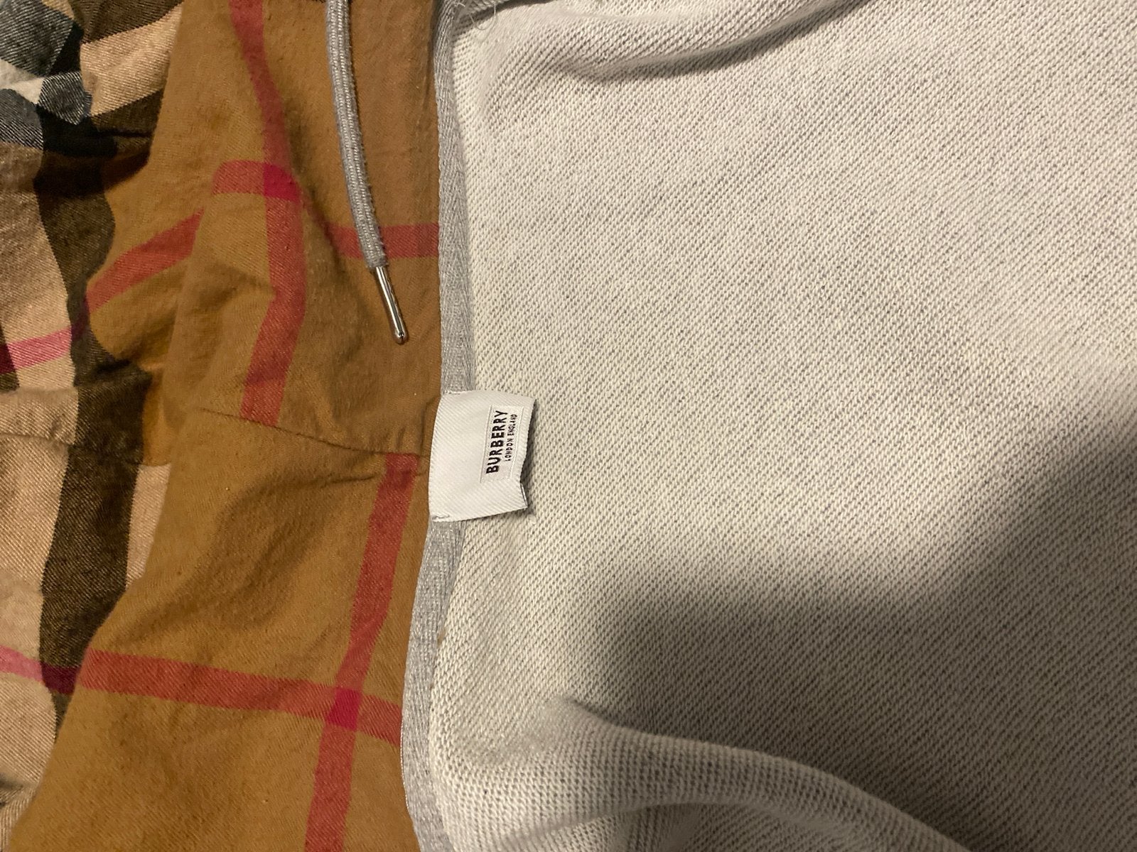 Comfortabele Burberry hoodie maat S, Ophalen of Verzenden, Gedragen, Maat 36 (S), Grijs