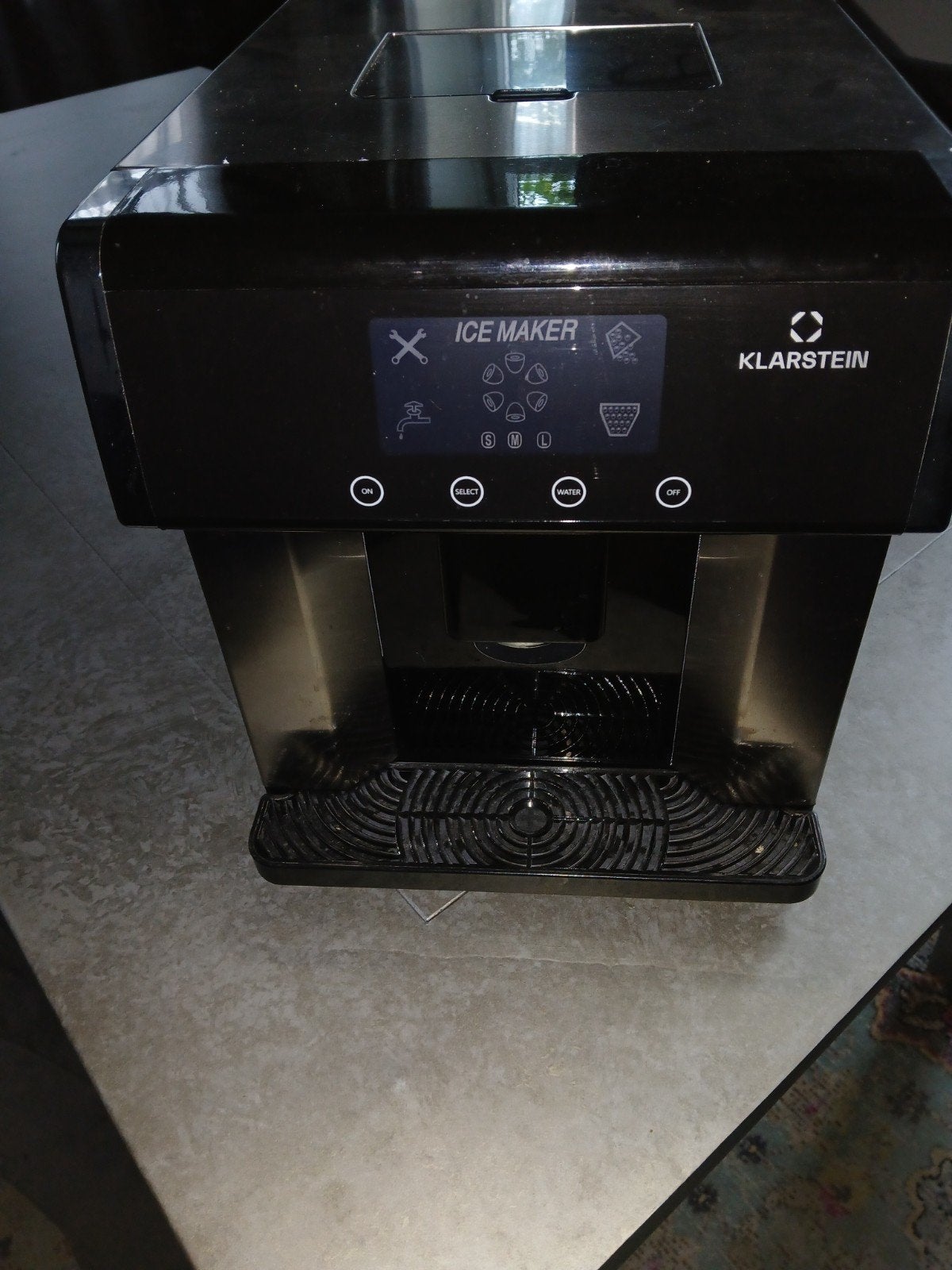 Klarstein ijsblokjes machine & Water Dispenser - Zwart/RVS, Witgoed en Apparatuur, Ophalen
