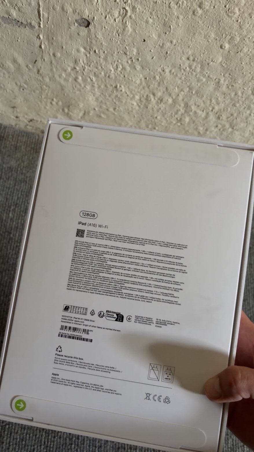Apple iPad 2025 11" Wifi 128GB Zilver, Computers en Software, Apple iPads, Nieuw, Apple iPad, Wi-Fi, 10 inch, 128 GB, Zilver, Ophalen of Verzenden