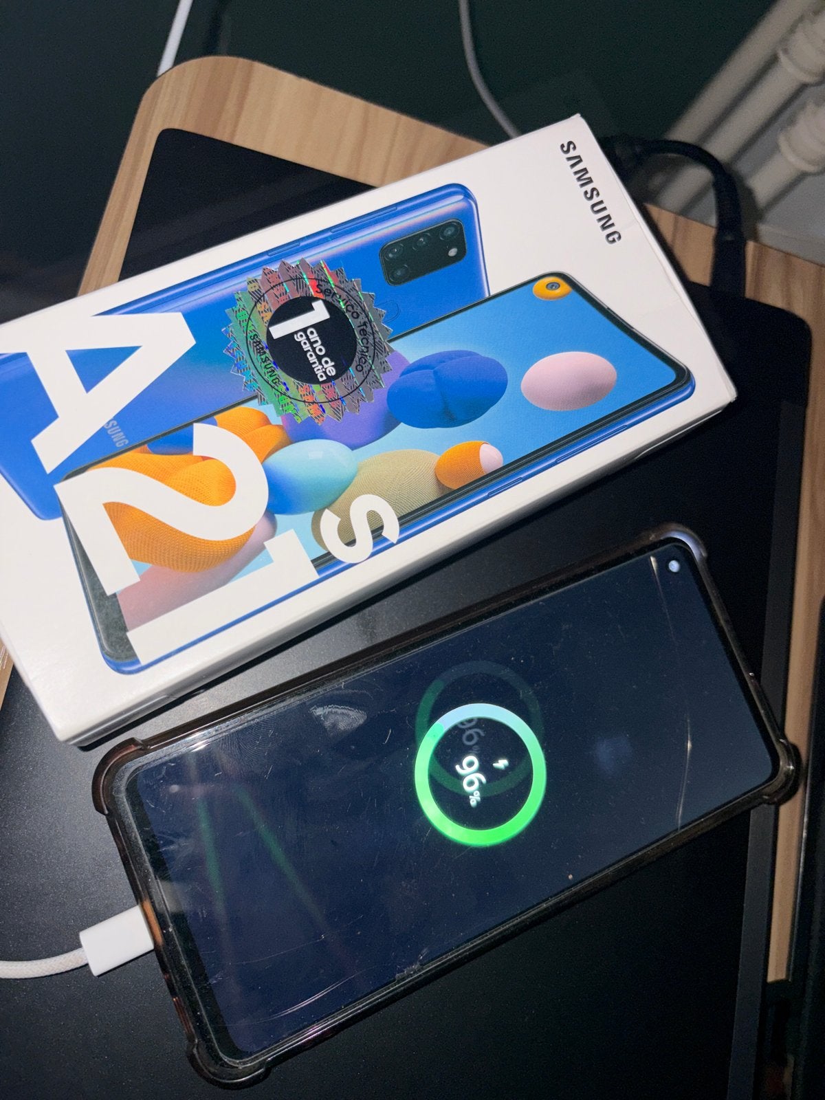 Samsung Galaxy A21s - Blauw - 64 GB - Zo goed als nieuw, Blauw, Touchscreen, Ophalen of Verzenden, Zo goed als nieuw