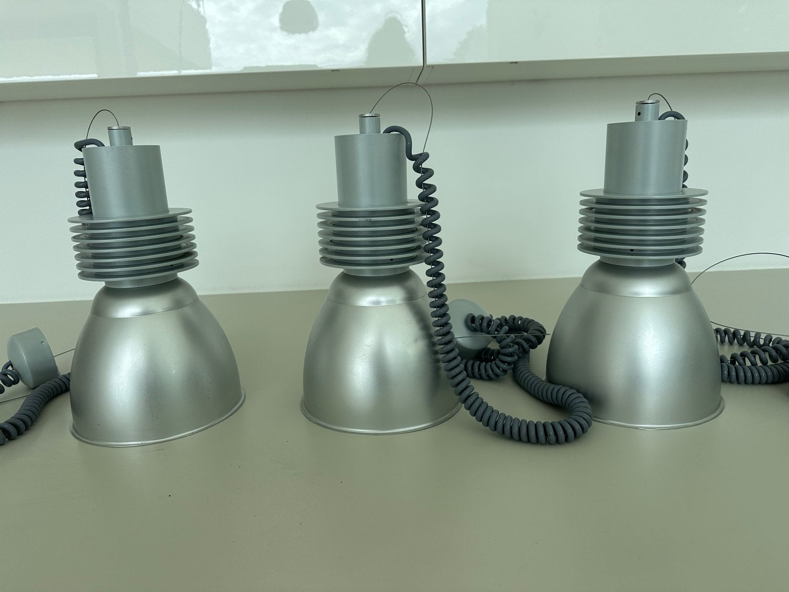 Wever & Ducré Techno-P E27 hanglampen (set van 3), Huis en Inrichting, Lampen | Hanglampen, Ophalen of Verzenden, Zo goed als nieuw