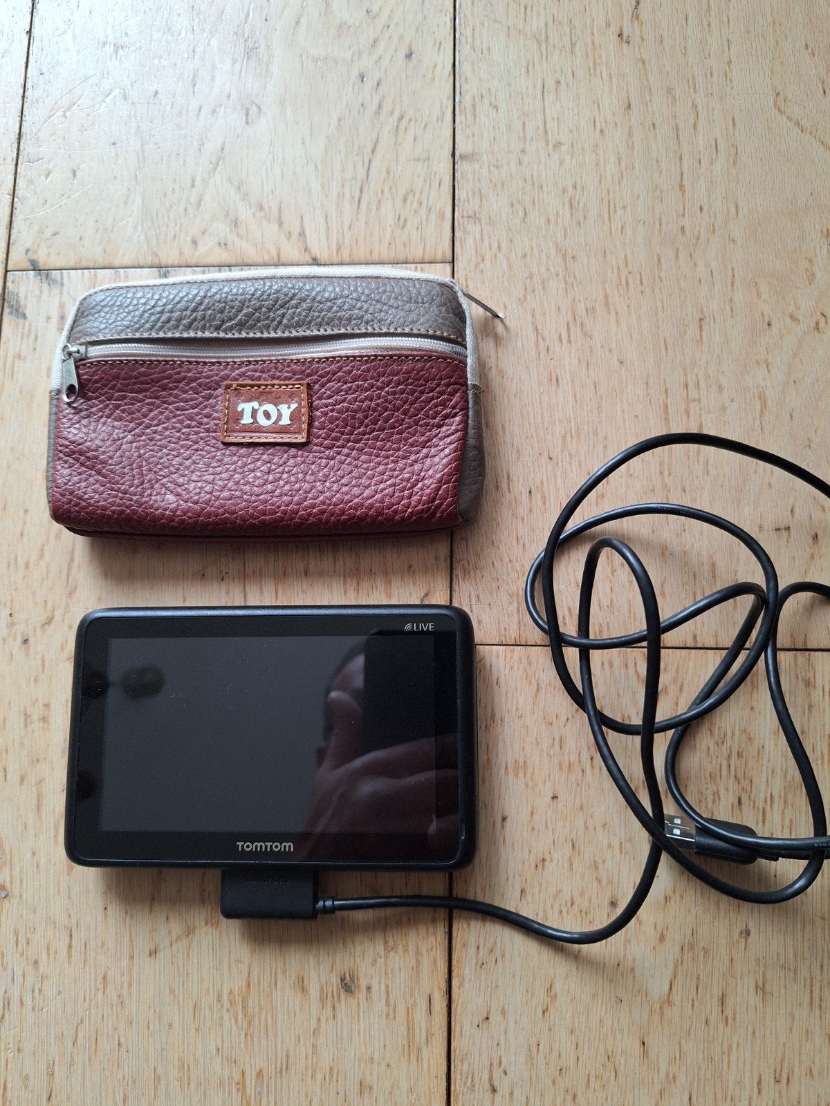 TomTom navigatiesysteem met hoesje en kabel, Ophalen, Gebruikt