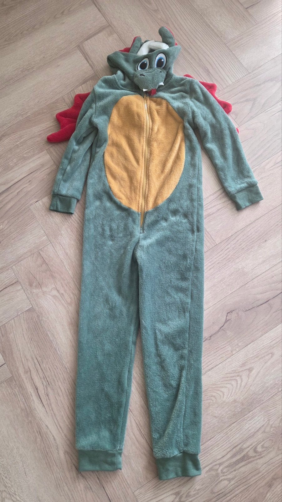 onesie draak, Ophalen of Verzenden, Zo goed als nieuw, 122 t/m 128, Jongen of Meisje
