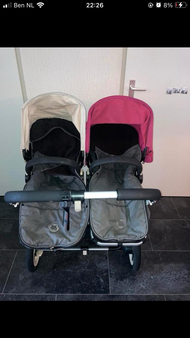Bugaboo Donkey Duo Compleet met Veel Extra's, Gebruikt, Ophalen of Verzenden, Combiwagen, Duowagen
