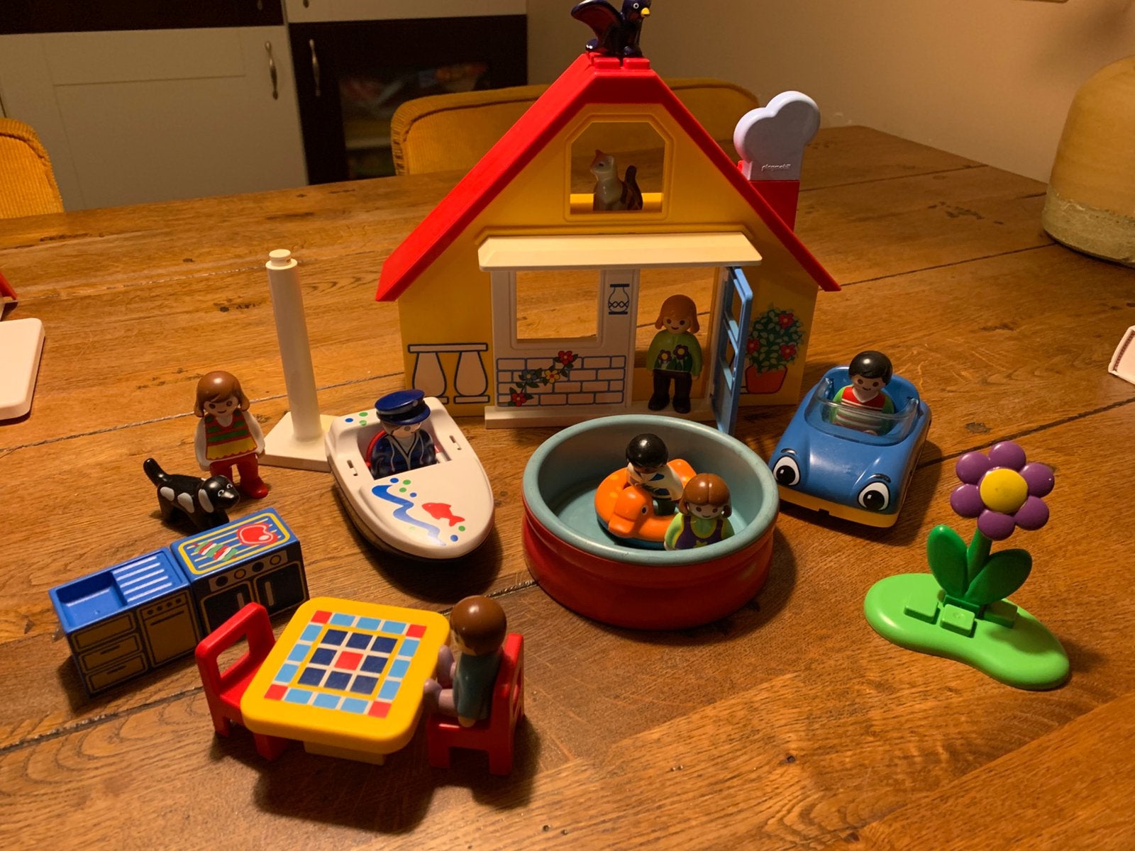 Playmobil 123 vakantiehuis, Gebruikt, Gebouw, 1.2.3, Ophalen of Verzenden