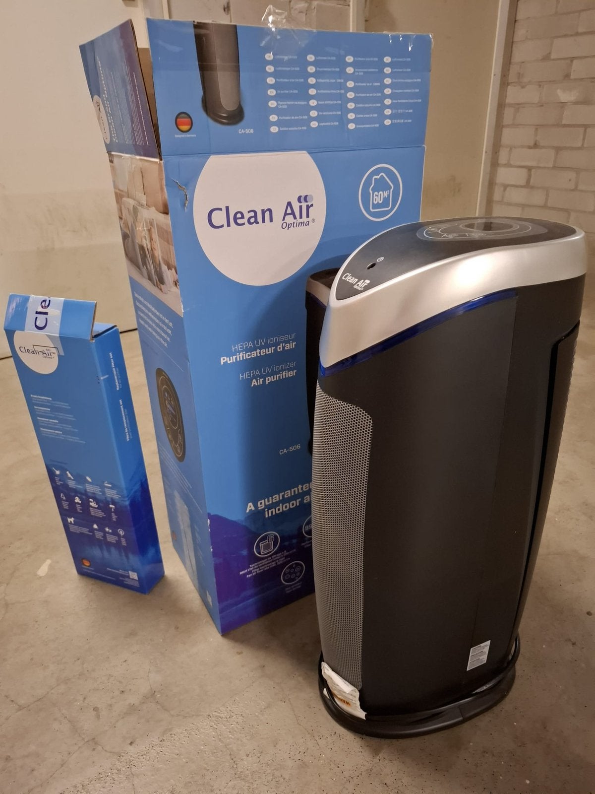 Luchtreiniger Clean Air Optima + filters, Ophalen, Zo goed als nieuw, Luchtreiniger