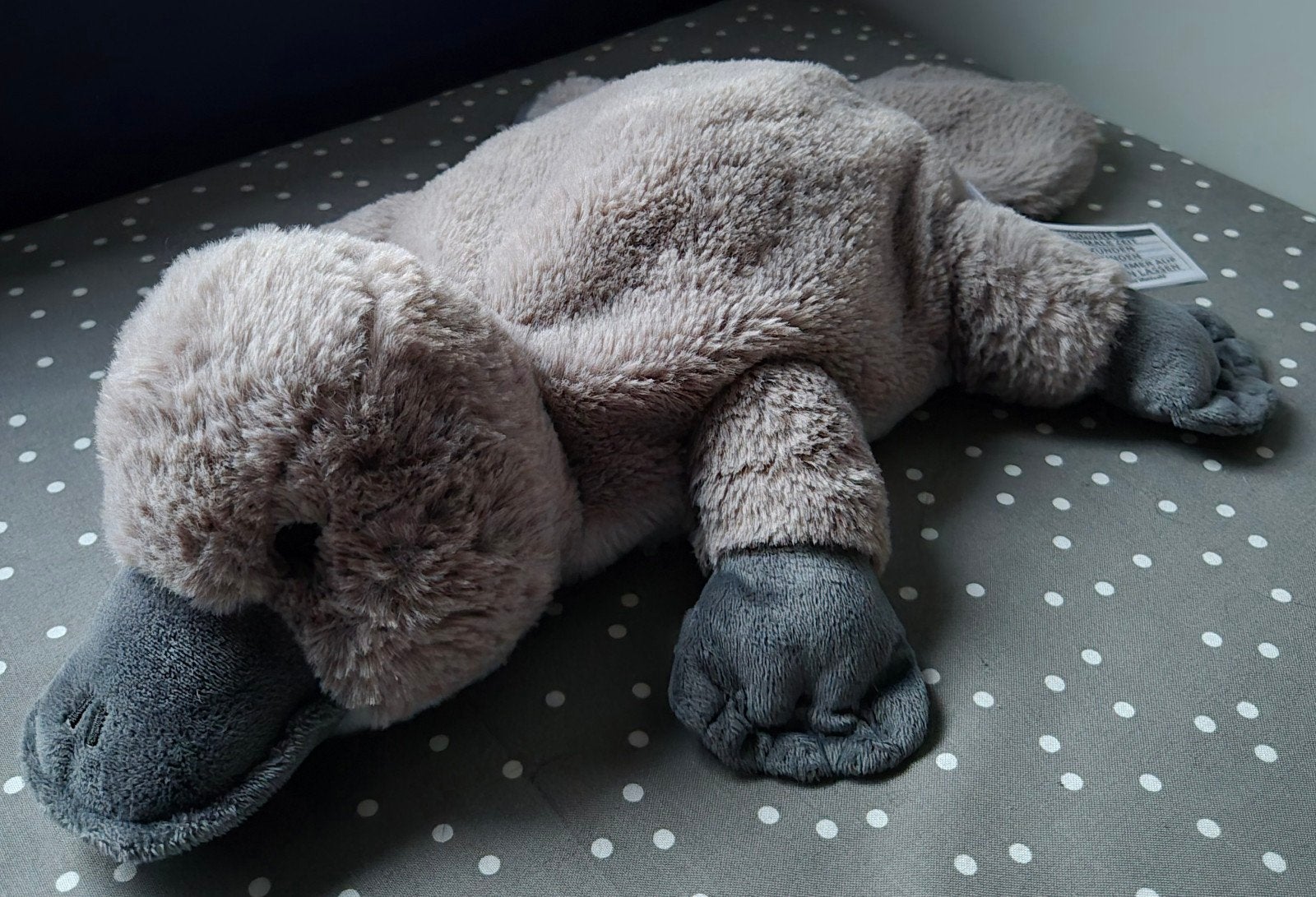 Warmies knuffel vogelbekdier/platypus NIEUWSTAAT, Kinderen en Baby's, Overige merken, Overige karakters, Ophalen of Verzenden