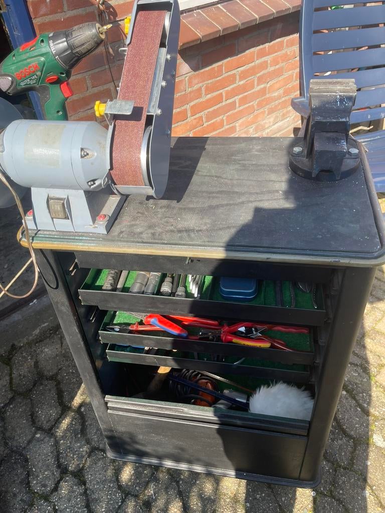 Gedore gereedschapwagen gevuld metveel gedore en knipex, Ophalen, Zo goed als nieuw