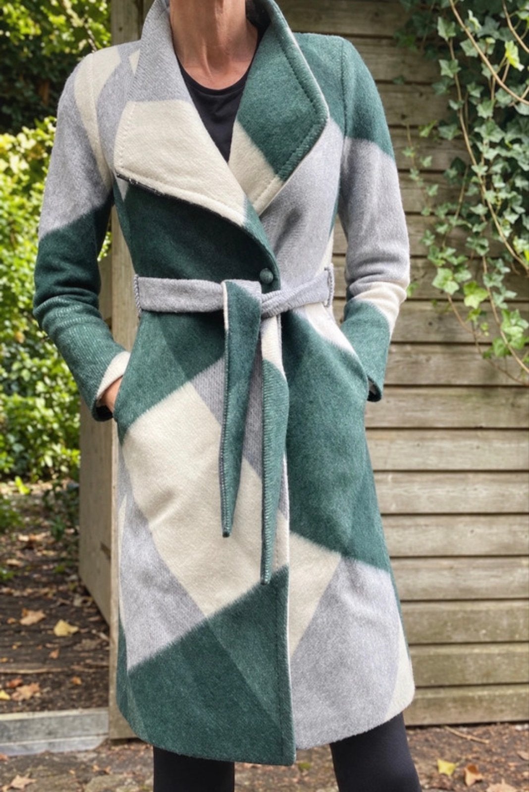 Ted Baker nieuwe wollen mantel eyecatcher nieuwprijs €450, Ophalen of Verzenden, Nieuw, Maat 34 (XS) of kleiner, Groen