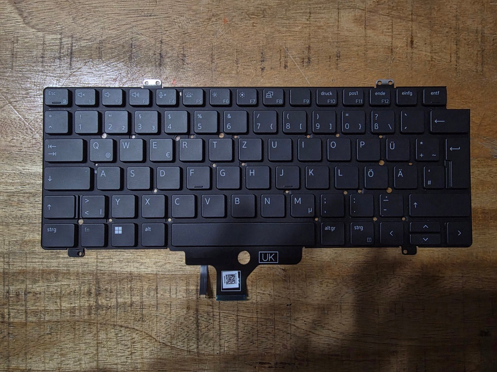 Dell Latitude 5430 / 5420 QWERTZ Toetsenbord met back light, Ophalen of Verzenden, Zo goed als nieuw, DELL, Qwertz