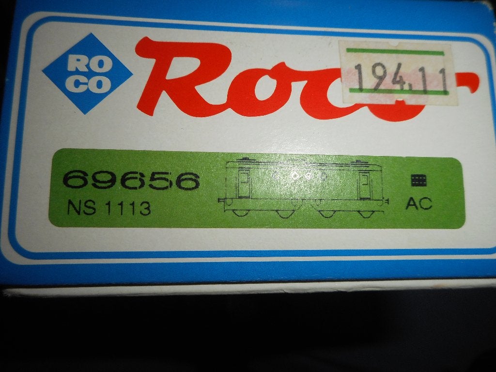 ROCO 69655 NS E-LOK SERIE 1100 GEEL/GRIJS AC, Wisselstroom, Locomotief, Ophalen of Verzenden, Roco