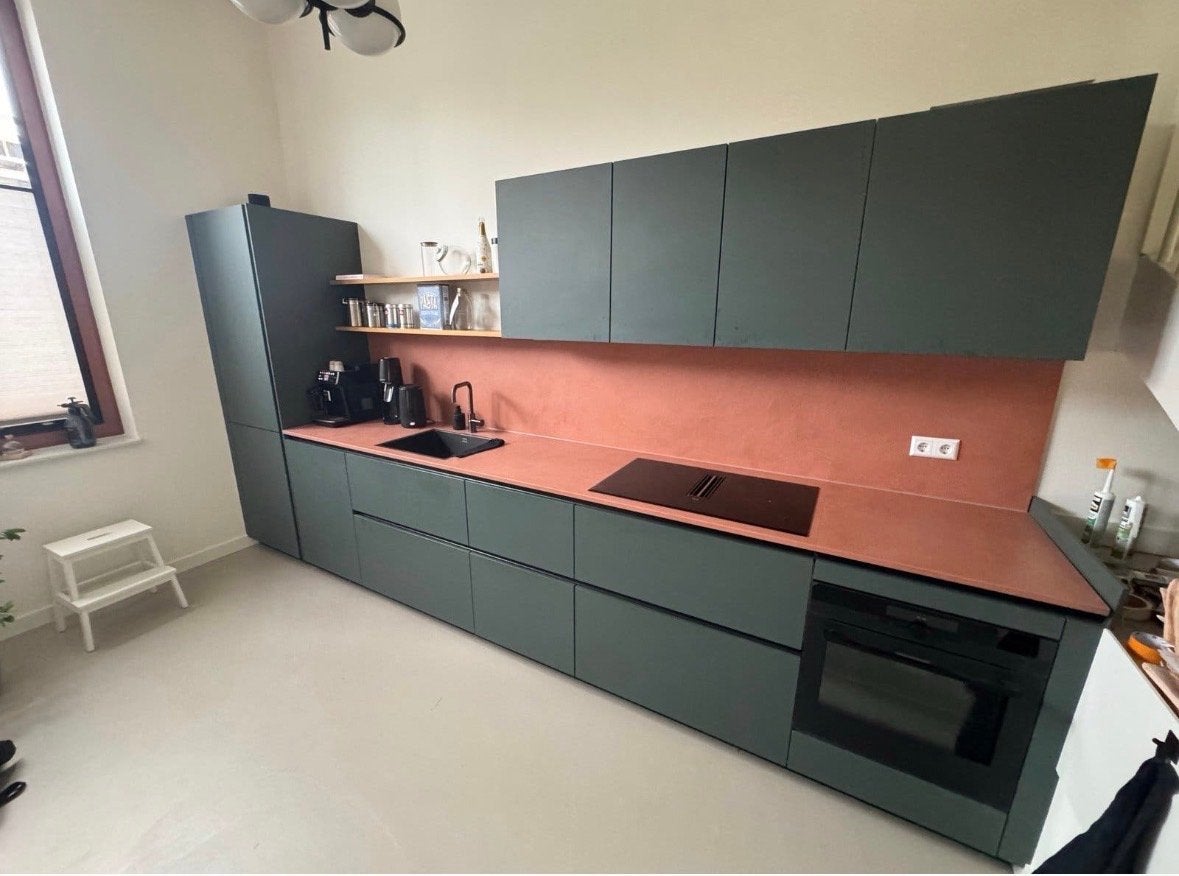 Dekton aanrechtblad en achterwand (niet de complete keuken), Ophalen, Gebruikt, Overige kleuren, Graniet of Steen